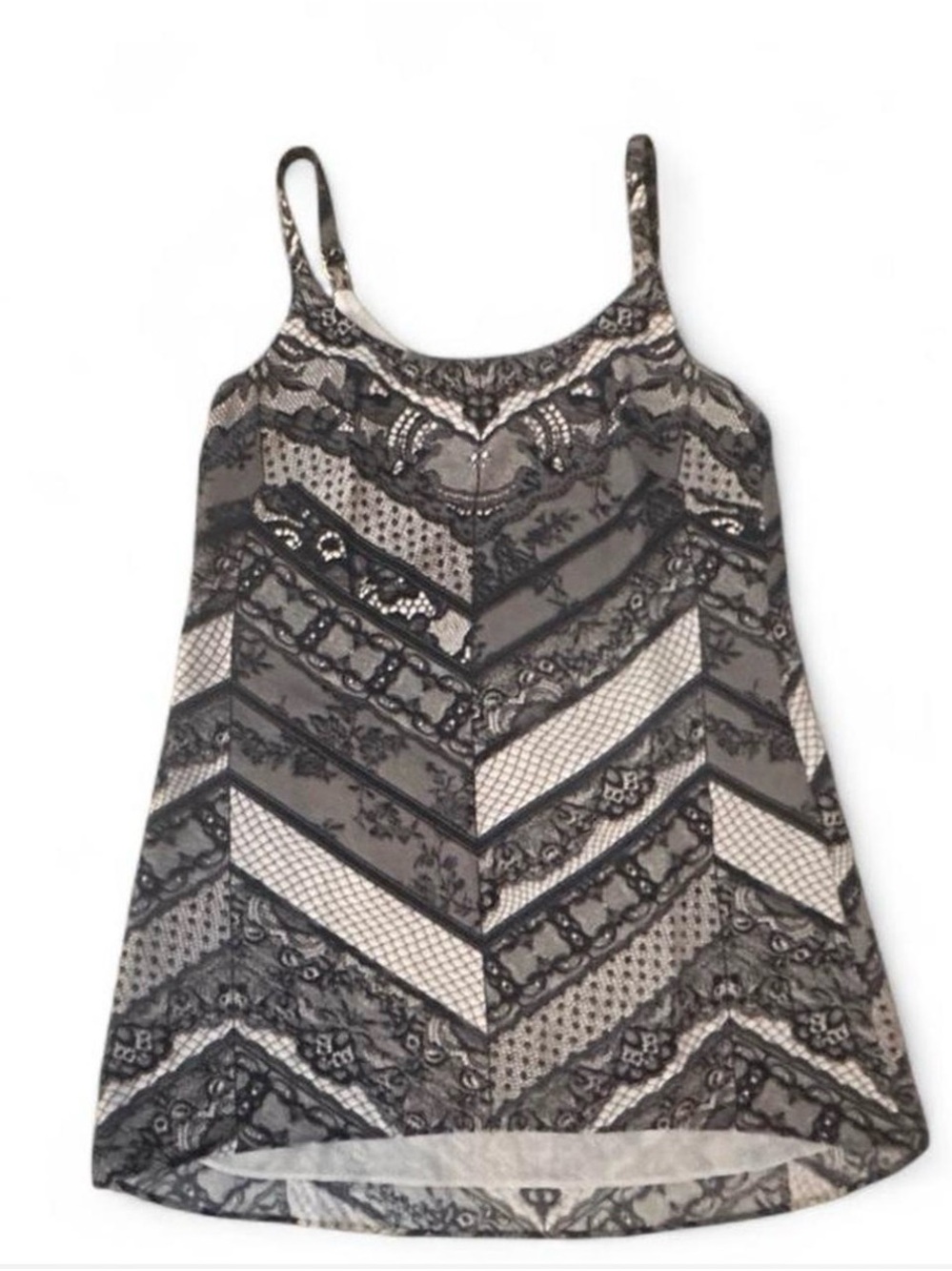 Cabi Midi Black & Grey Dress